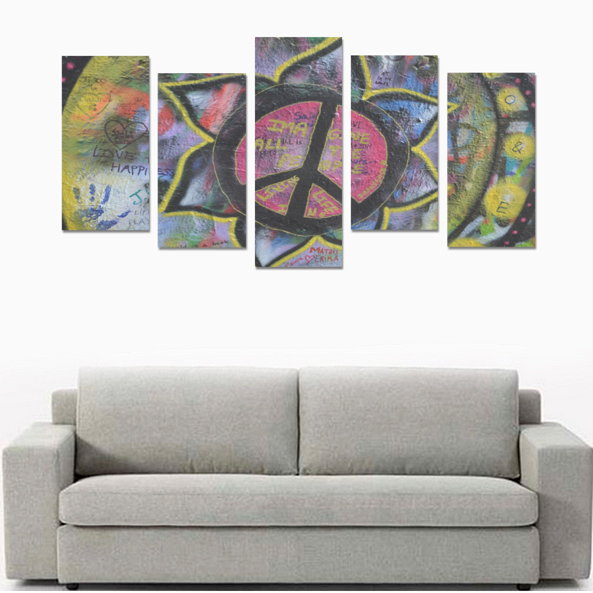 Exclusive Street Pattern Canvas Wall Art