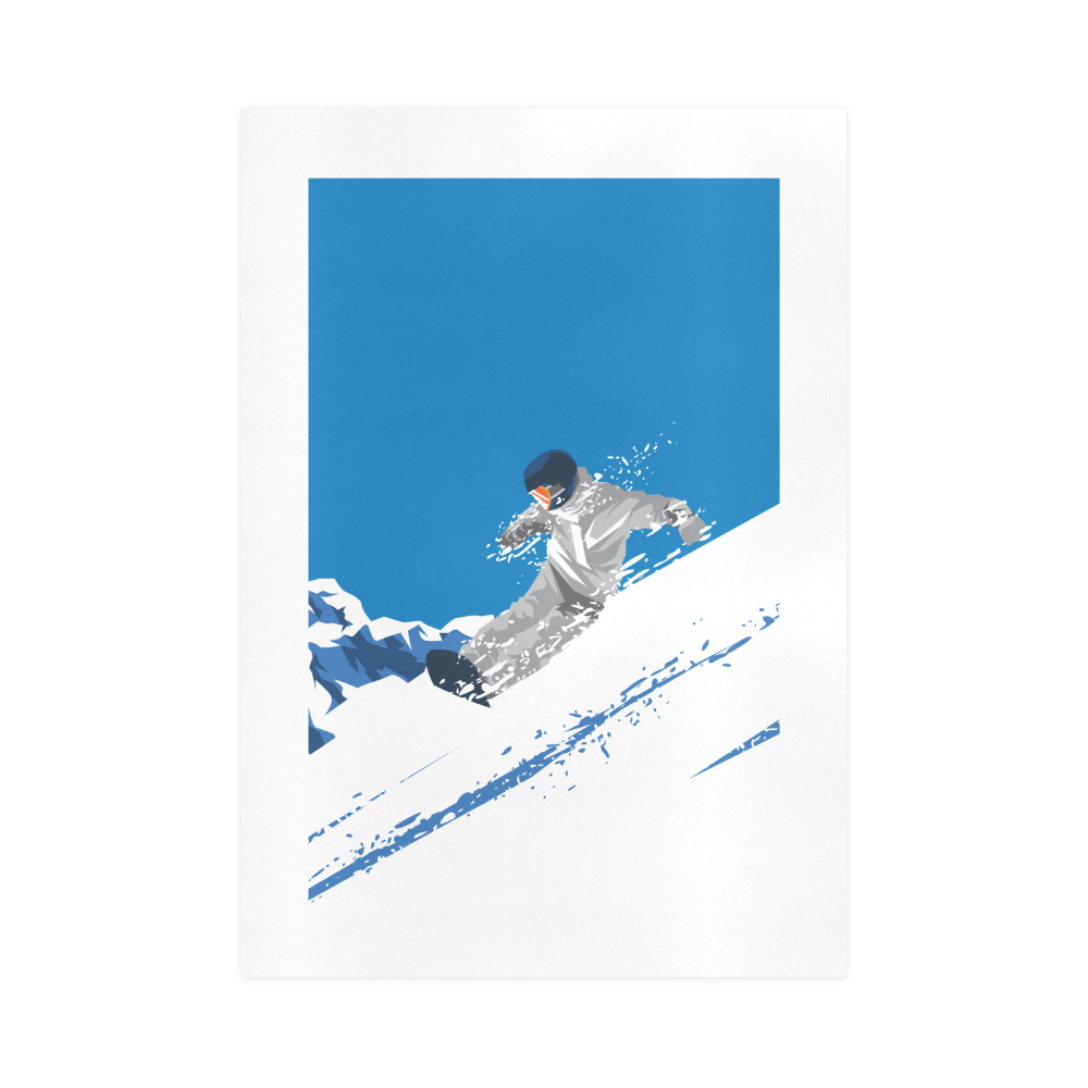 Winter Sports Skiing Canvas Wall Art