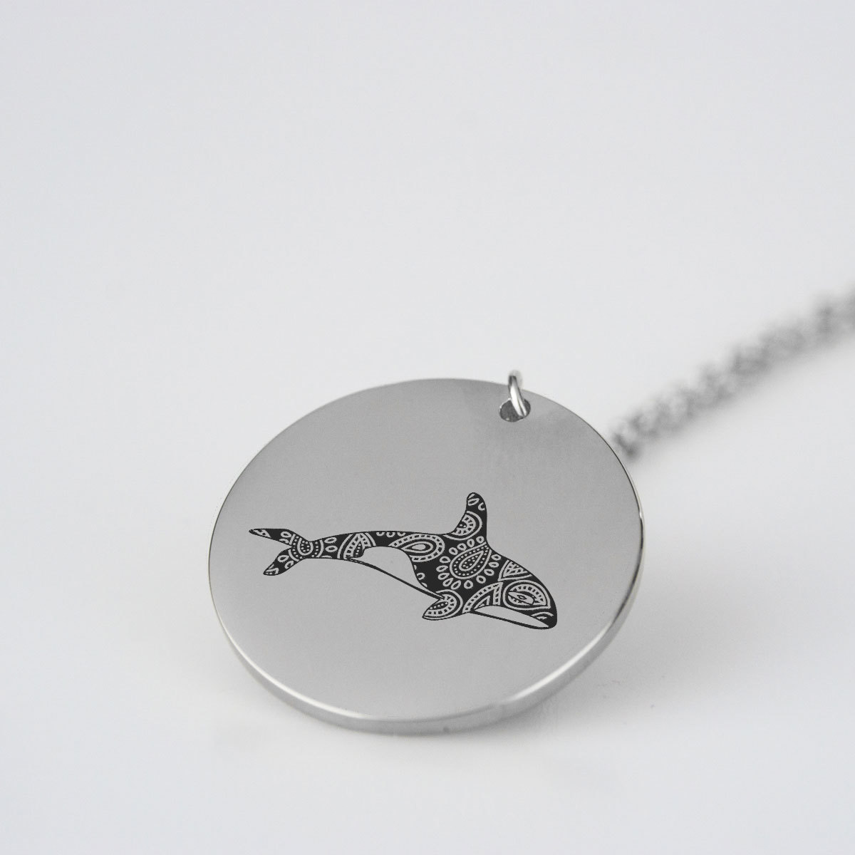 Killer Whale Charm Necklace