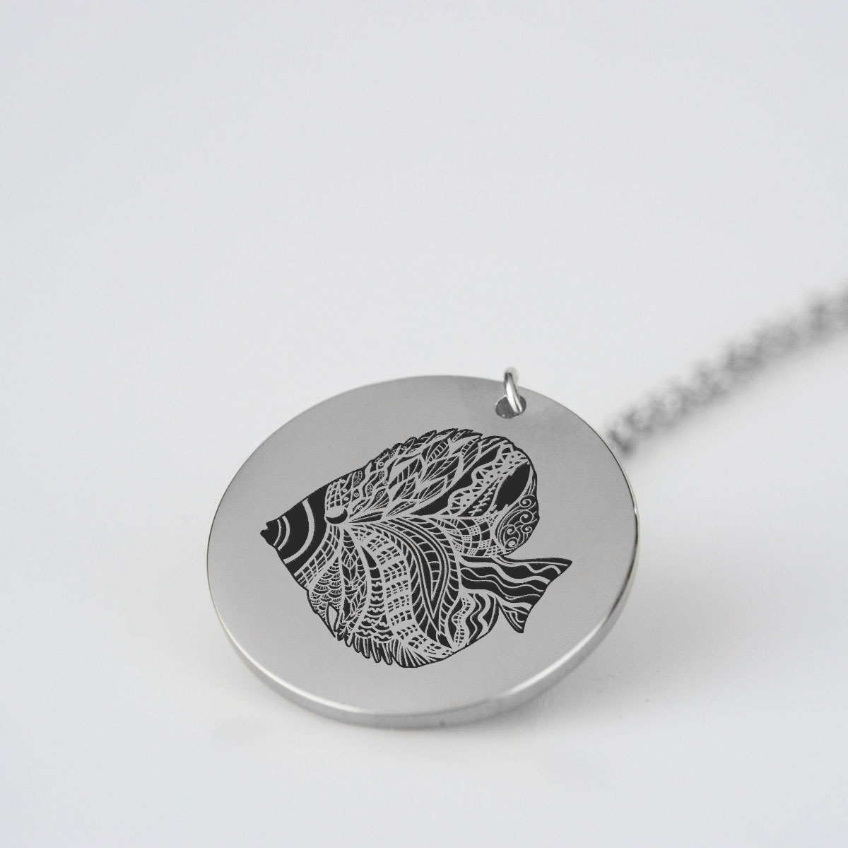 Angel Fish Charm Necklace