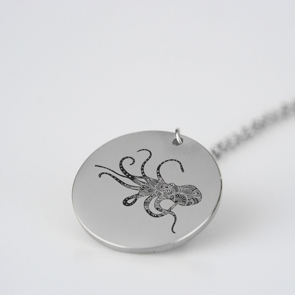 Octopus Ocean Charm Necklace