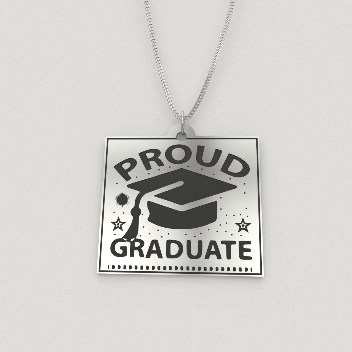 Proud Graduate Casual Necklace
