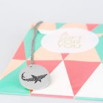 Shark Silhouette Charm Necklace