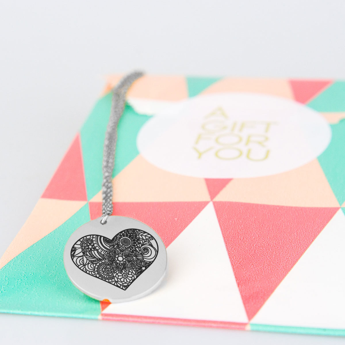 Attractive Heart Charm Necklace