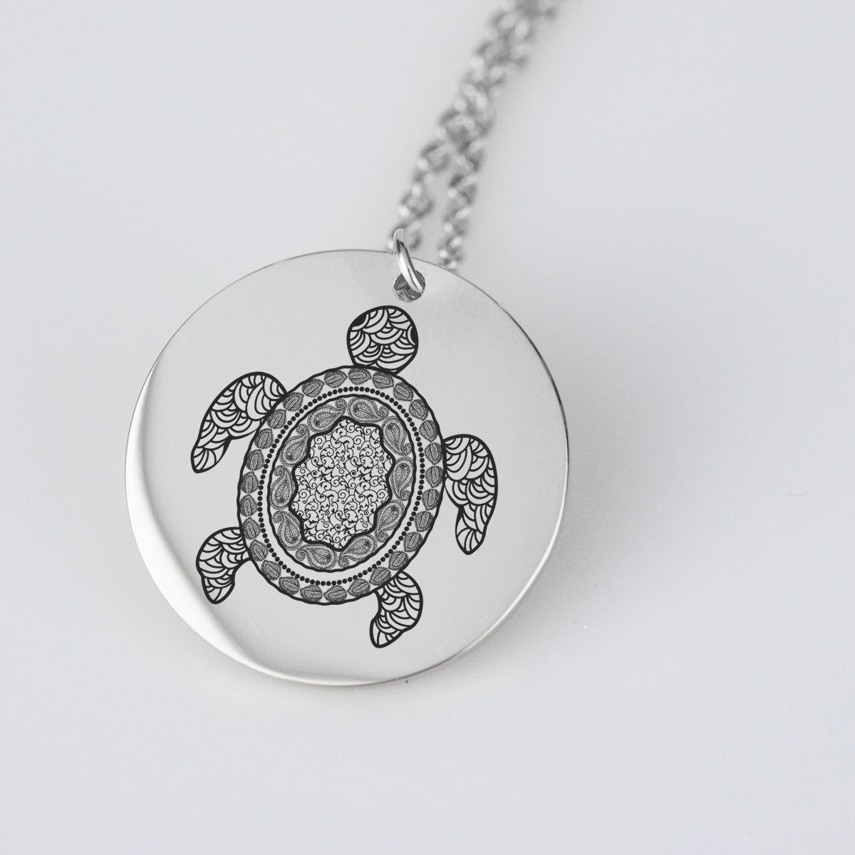 Superior Turtle Charm Necklace