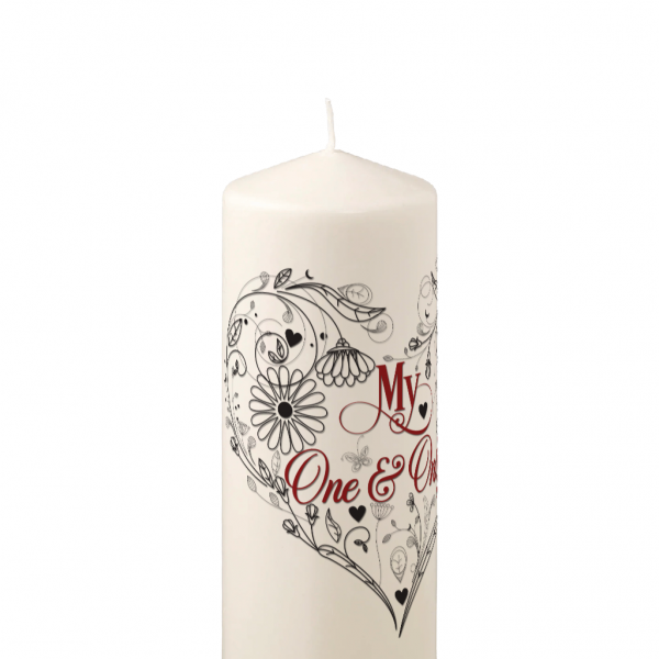 Pillar Candle My One & Only