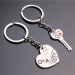 My Heart Couple Lovers Keychain