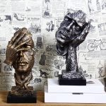 Silence Is Gold Abstract Sculpture Statues