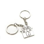 2Pcs/set Lovers Key To My Heart Keychain Valentine's Day Wedding Favors And Gifts Souvenirs Wedding Event & Party Supplies 1