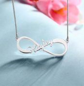 Personalized One Name Silver Necklace