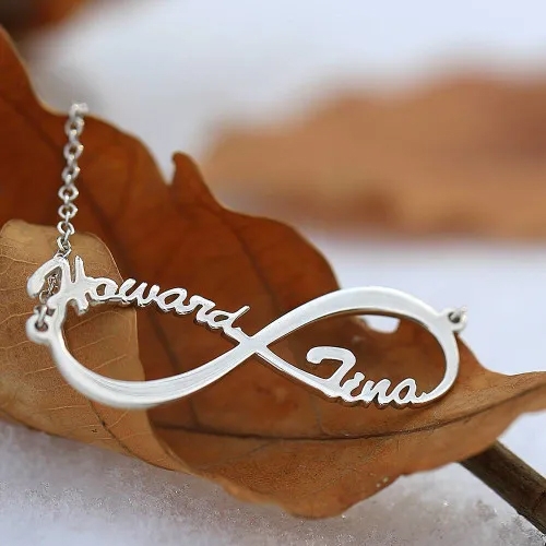 Personalized Promise Two Names Necklace