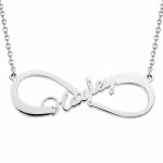 Personalized One Name Silver Necklace