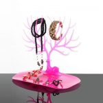 Qingwen Deer Earrings Necklace Ring Pendant Bracelet Jewelry Display Stand Tray Tree Storage jewelry Organizer Holder CE0560 3