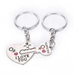 2Pcs/set Lovers Key To My Heart Keychain Valentine's Day Wedding Favors And Gifts Souvenirs Wedding Event & Party Supplies 4