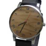 Wood Walnut Color Quartz Watch