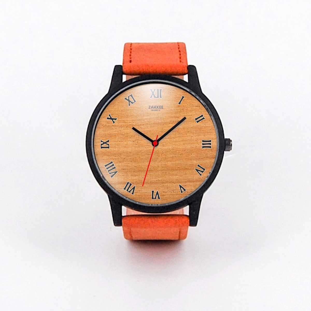 Cool Wood Pattern Quartz Watch