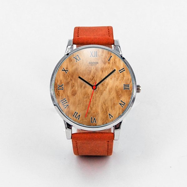 Redwood Burl Color Quartz Watch