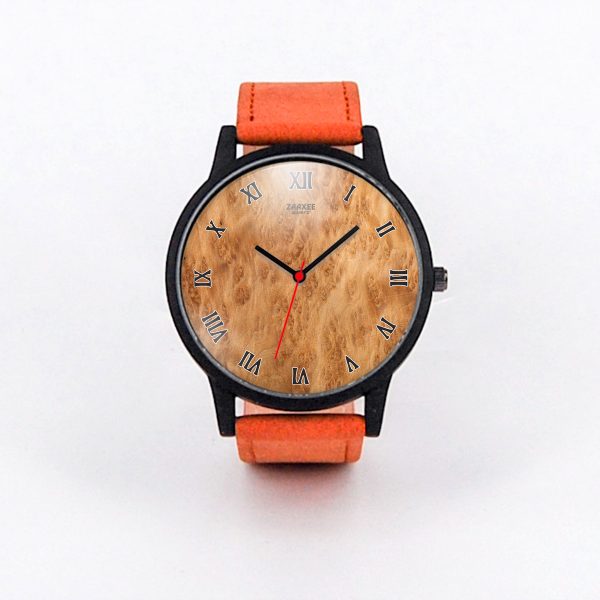 Redwood Burl Color Quartz Watch