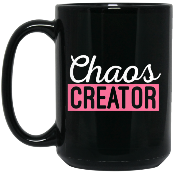 Chaos Creator Trendy Black Mug