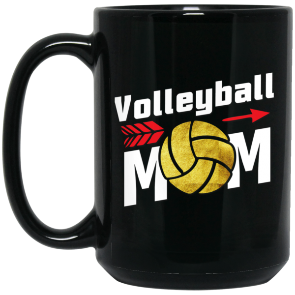 Volleyball Mom Beautiful Black Mug