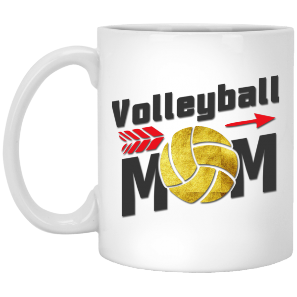 Volleyball Mom Lovely White Mug