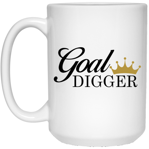 Goal Digger White Mug