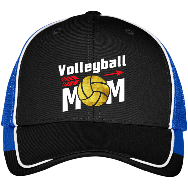 Volleyball Mom Trucker Mesh Back Cap
