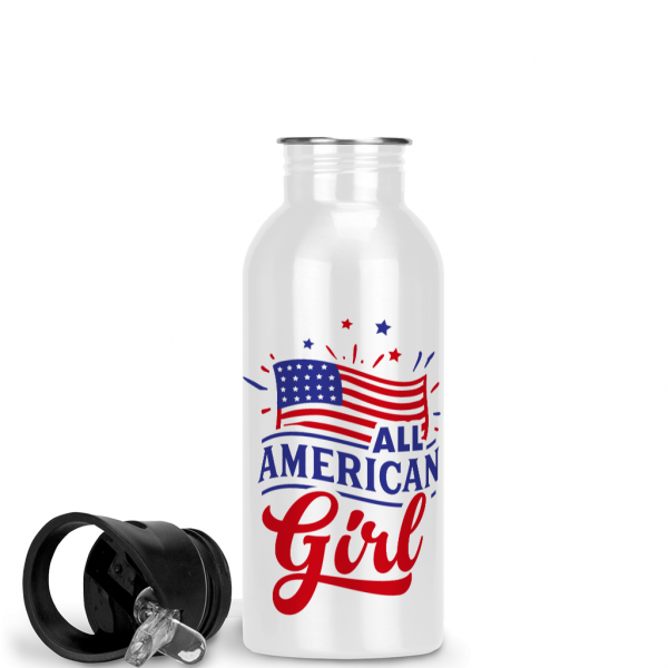 Water Bottle All American Girl 600ml