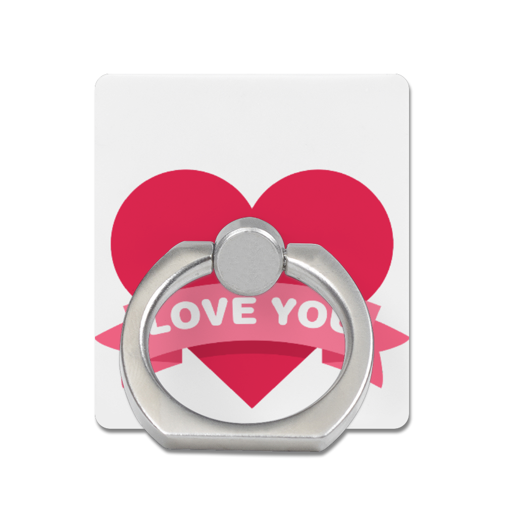 Love You Heart Mobile Ring Stand
