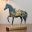 Retro lucky horse ornaments creative office furnishings gift Wine cabinet statue study room figure home decor horse gifts 9