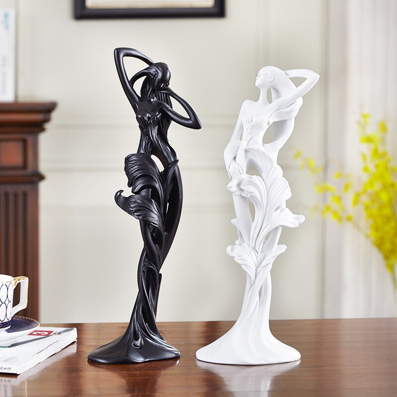 Abstract Goddess Resin Statue For Decoration