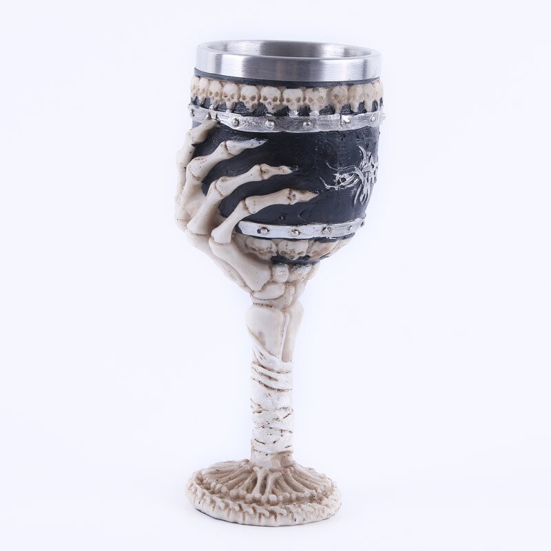 3D Skull Goblet Resin Wine Mug 