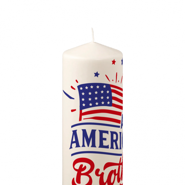 Pillar Candle All American Brother