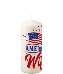 Pillar Candle All American Wife