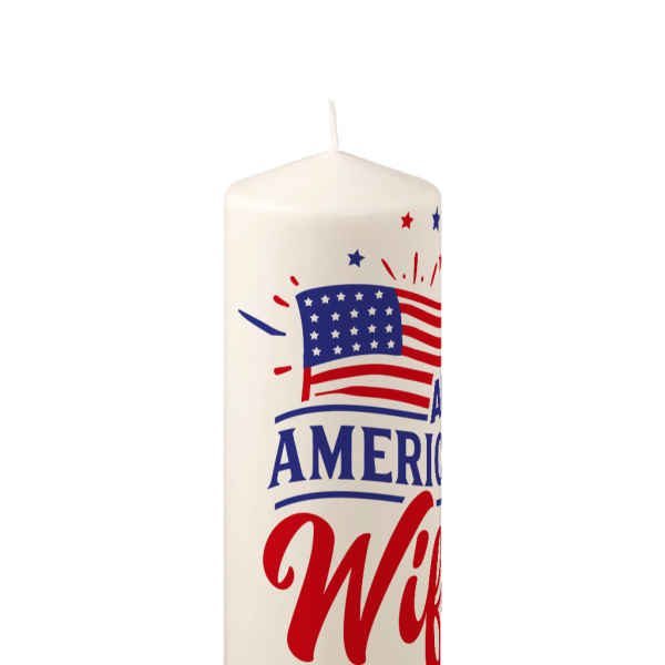 Pillar Candle All American Wife