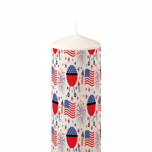 Pillar Candle 4th of July